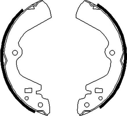 Kavo Parts KBS-7431 - Bremžu loku komplekts autodraugiem.lv