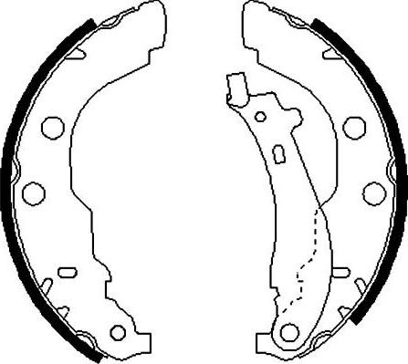 Kavo Parts BS-7416 - Bremžu loku komplekts autodraugiem.lv