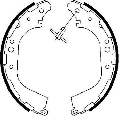 Kavo Parts BS-7418 - Bremžu loku komplekts autodraugiem.lv