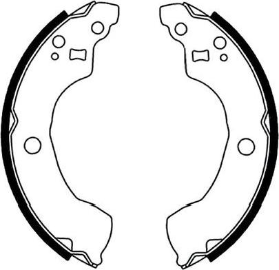 Kavo Parts BS-7427 - Bremžu loku komplekts autodraugiem.lv