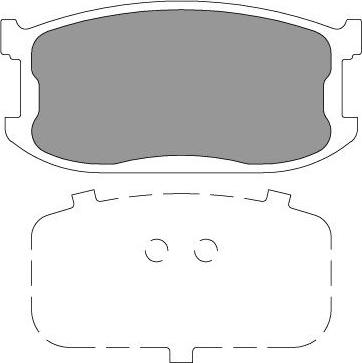 Kavo Parts KBP-4565 - Bremžu uzliku kompl., Disku bremzes autodraugiem.lv