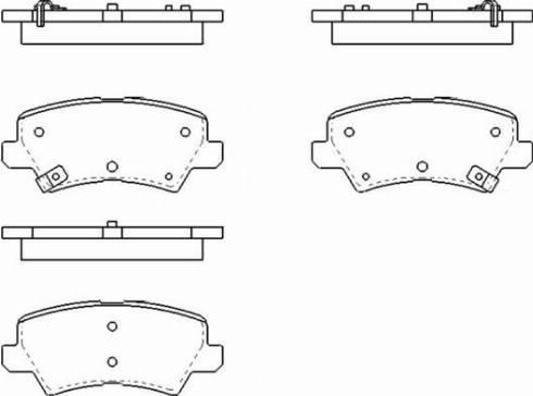 Kavo Parts KBP-4581 - Bremžu uzliku kompl., Disku bremzes autodraugiem.lv