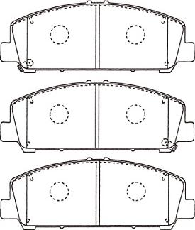 Kavo Parts KBP-6611 - Bremžu uzliku kompl., Disku bremzes autodraugiem.lv