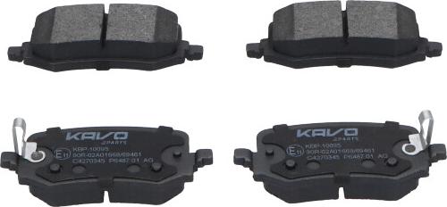 Kavo Parts KBP-10095 - Bremžu uzliku kompl., Disku bremzes autodraugiem.lv