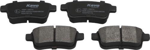 Kavo Parts KBP-10070 - Bremžu uzliku kompl., Disku bremzes autodraugiem.lv