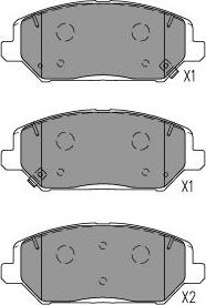 Kavo Parts KBP-3055 - Bremžu uzliku kompl., Disku bremzes autodraugiem.lv