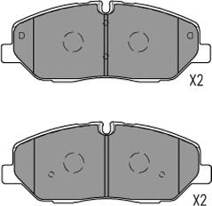 Kavo Parts KBP-3057 - Bremžu uzliku kompl., Disku bremzes autodraugiem.lv