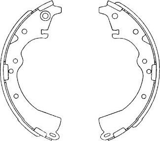 Kavo Parts KBS-9919 - Bremžu loku komplekts autodraugiem.lv