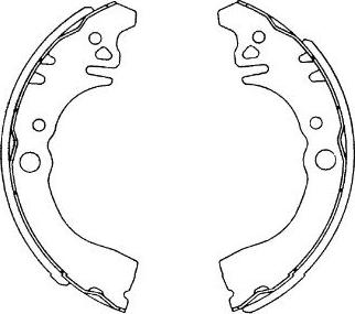 Kavo Parts KBS-1906 - Bremžu loku komplekts autodraugiem.lv