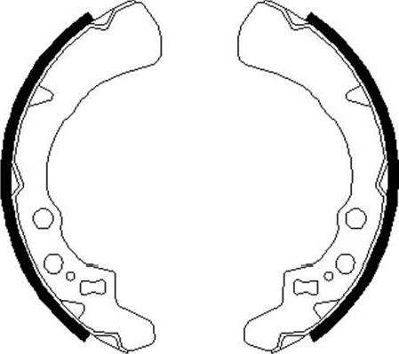 Kavo Parts KBS-1908 - Bremžu loku komplekts autodraugiem.lv