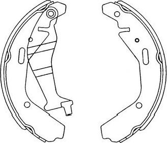 Kavo Parts KBS-8904 - Bremžu loku komplekts autodraugiem.lv