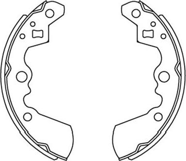 Kavo Parts KBS-8906 - Bremžu loku komplekts autodraugiem.lv