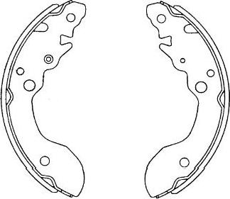 Kavo Parts KBS-8912 - Bremžu loku komplekts autodraugiem.lv