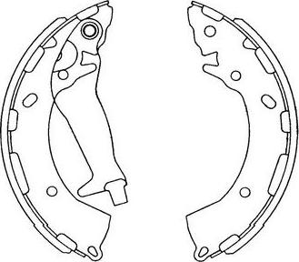 Kavo Parts KBS-3409 - Bremžu loku komplekts autodraugiem.lv