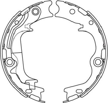 Kavo Parts KBS-3420 - Bremžu loku komplekts autodraugiem.lv