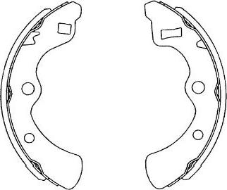 Kavo Parts KBS-2904 - Bremžu loku komplekts autodraugiem.lv