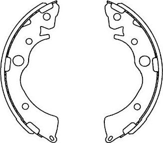 Kavo Parts KBS-2906 - Bremžu loku komplekts autodraugiem.lv