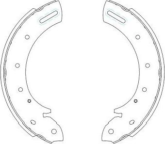 Kavo Parts KBS-7406 - Bremžu loku komplekts autodraugiem.lv