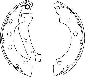 Kavo Parts KBS-7410 - Bremžu loku komplekts autodraugiem.lv