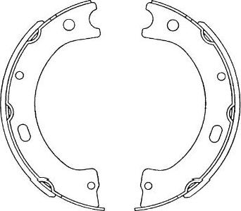 Kavo Parts KBS-7420 - Bremžu loku komplekts autodraugiem.lv