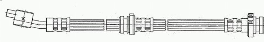 Kawe 512102 - Bremžu šļūtene autodraugiem.lv