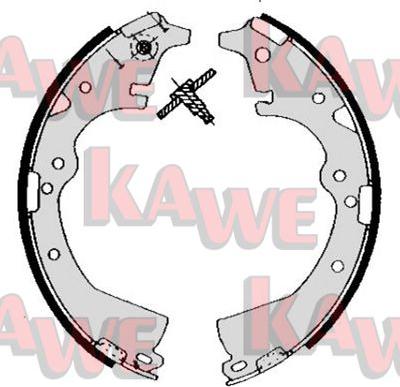 Kawe 05290 - Bremžu loku komplekts autodraugiem.lv