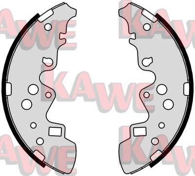 Kawe 01066 - Bremžu loku komplekts autodraugiem.lv