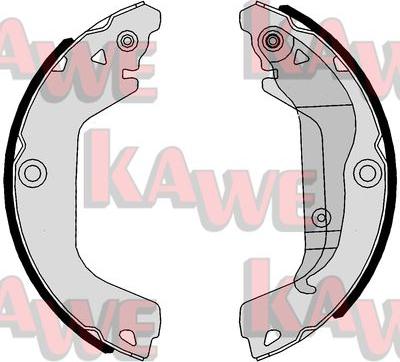 Kawe 01112 - Bremžu loku komplekts autodraugiem.lv