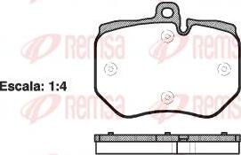 DJ Parts BP2496 - Bremžu uzliku kompl., Disku bremzes autodraugiem.lv