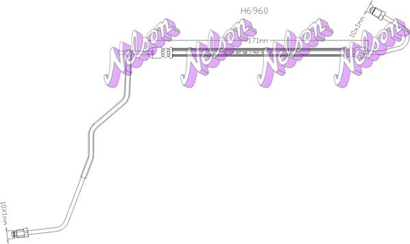 Kawe H6960 - Bremžu šļūtene autodraugiem.lv