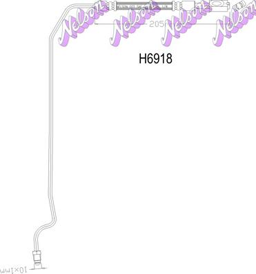 Kawe H6918 - Bremžu šļūtene autodraugiem.lv