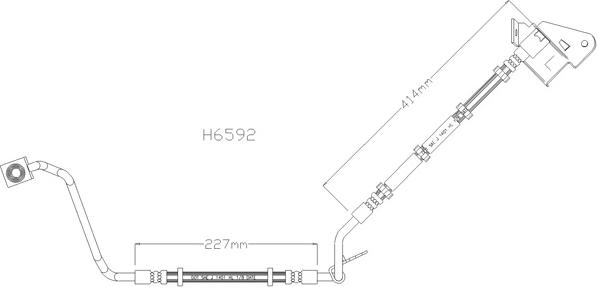 Kawe H6592 - Bremžu šļūtene autodraugiem.lv