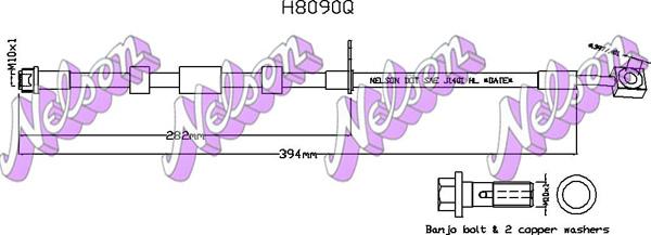 Kawe H8090Q - Bremžu šļūtene autodraugiem.lv