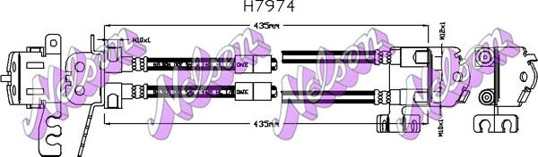 Kawe H7974 - Bremžu šļūtene autodraugiem.lv