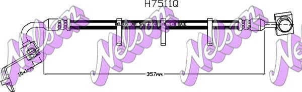 Kawe H7511Q - Bremžu šļūtene autodraugiem.lv