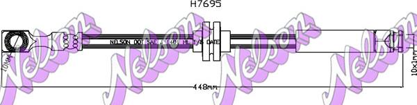 Kawe H7695 - Bremžu šļūtene autodraugiem.lv