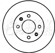 Key Parts KBD4428 - Bremžu diski autodraugiem.lv