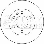 Key Parts KBD4570 - Bremžu diski autodraugiem.lv