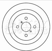 Key Parts KBD4601 - Bremžu diski autodraugiem.lv