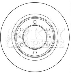 Key Parts KBD5289 - Bremžu diski autodraugiem.lv