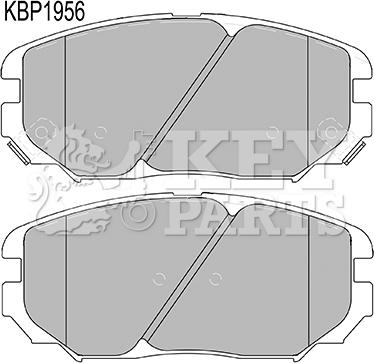 Key Parts KBP1956 - Bremžu uzliku kompl., Disku bremzes autodraugiem.lv