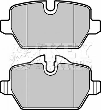 Key Parts KBP1960 - Bremžu uzliku kompl., Disku bremzes autodraugiem.lv