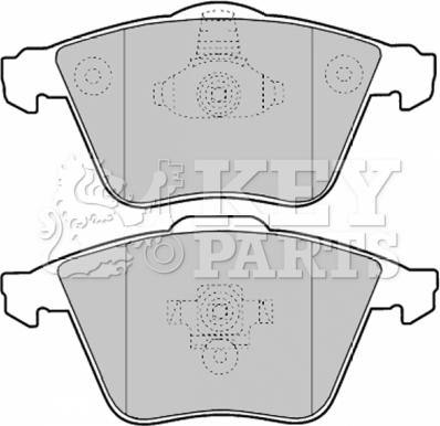 Key Parts KBP1903 - Bremžu uzliku kompl., Disku bremzes autodraugiem.lv