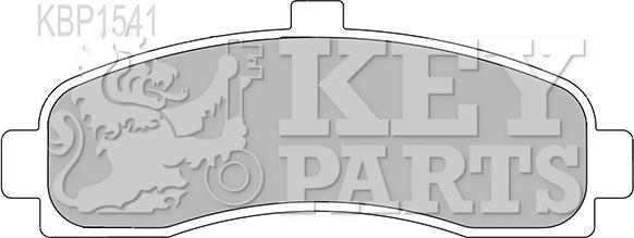 Key Parts KBP1541 - Bremžu uzliku kompl., Disku bremzes autodraugiem.lv