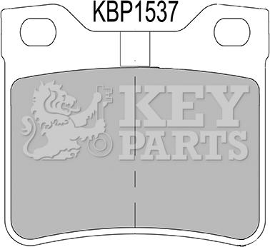 Key Parts KBP1537 - Bremžu uzliku kompl., Disku bremzes autodraugiem.lv