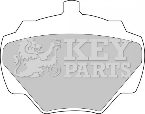 Key Parts KBP1528 - Bremžu uzliku kompl., Disku bremzes autodraugiem.lv