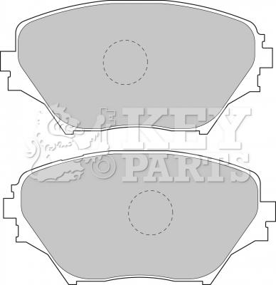 Key Parts KBP1803 - Bremžu uzliku kompl., Disku bremzes autodraugiem.lv