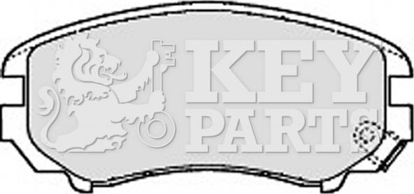 Key Parts KBP1884 - Bremžu uzliku kompl., Disku bremzes autodraugiem.lv