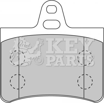 Key Parts KBP1710 - Bremžu uzliku kompl., Disku bremzes autodraugiem.lv