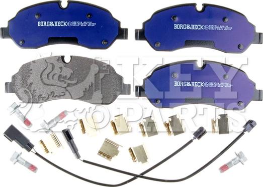 Key Parts KBP2514 - Bremžu uzliku kompl., Disku bremzes autodraugiem.lv